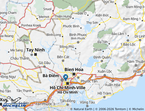 Mapa MICHELIN Phú Giáo - ViaMichelin