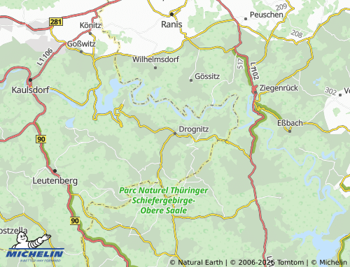 Mapa MICHELIN Drognitz - ViaMichelin