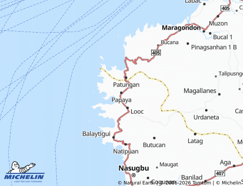 MICHELIN Papaya map - ViaMichelin