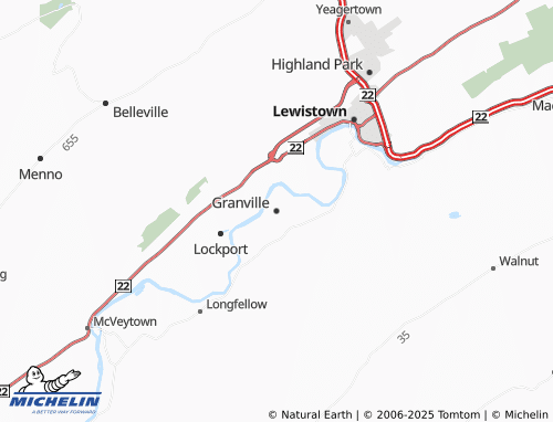 MICHELIN-Landkarte Granville - ViaMichelin