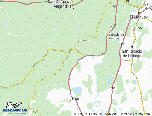 Mappa MICHELIN El Huinduri - ViaMichelin