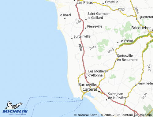 MICHELIN Baubigny map - ViaMichelin