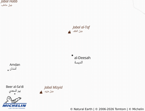 Kaart MICHELIN al-Deesah - ViaMichelin