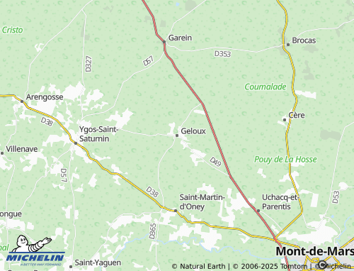 MICHELIN Geloux map - ViaMichelin