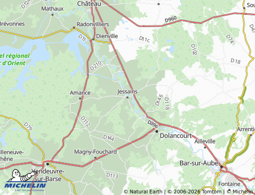 Mappa MICHELIN Jessains - ViaMichelin