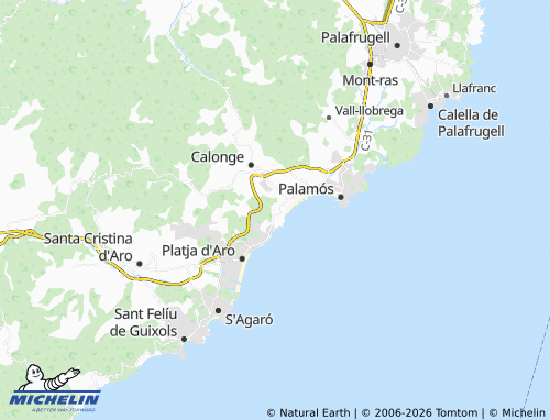 Carte MICHELIN el Mas Vila - ViaMichelin