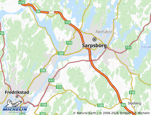 Mappa MICHELIN Vesten - ViaMichelin