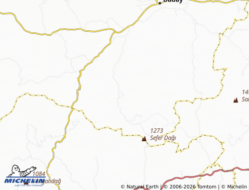 Mapa MICHELIN Bezirgan - ViaMichelin