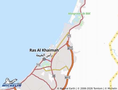 Carte MICHELIN al-Shareeshah - ViaMichelin