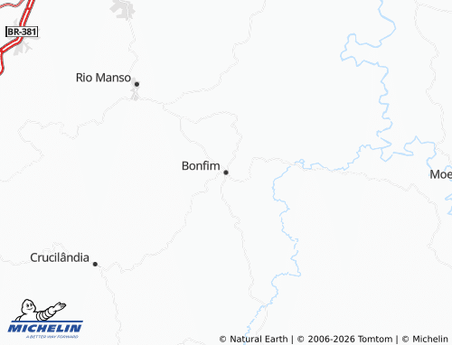 Carte MICHELIN Bonfim - ViaMichelin