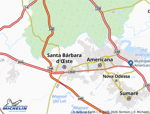 Mapa MICHELIN Planalto do Sol II - ViaMichelin
