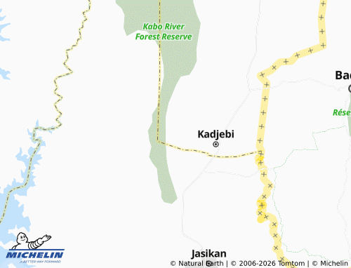 MICHELIN Asatu map - ViaMichelin