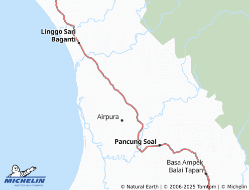 MICHELIN Muara Inderapura map - ViaMichelin