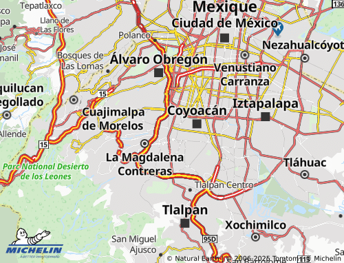 Mappa MICHELIN Chimalistac - ViaMichelin