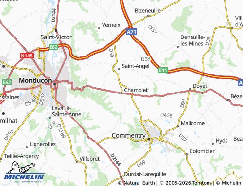 Mapa MICHELIN Chamblet - ViaMichelin