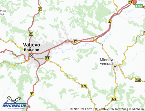 MICHELIN-Landkarte Mrčić - ViaMichelin