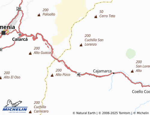 MICHELIN El Diamante map - ViaMichelin