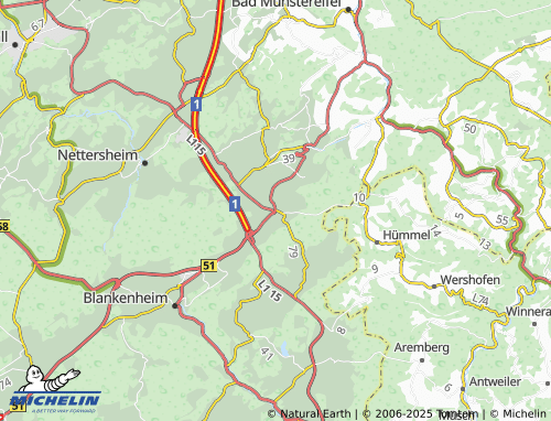 MICHELIN Tondorf map - ViaMichelin