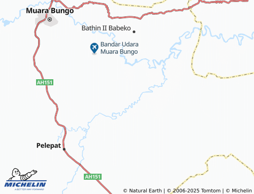MICHELIN Padang Palangeh map - ViaMichelin