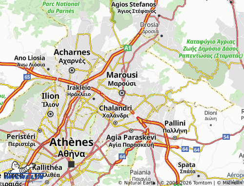 Mapa MICHELIN Marousi - ViaMichelin