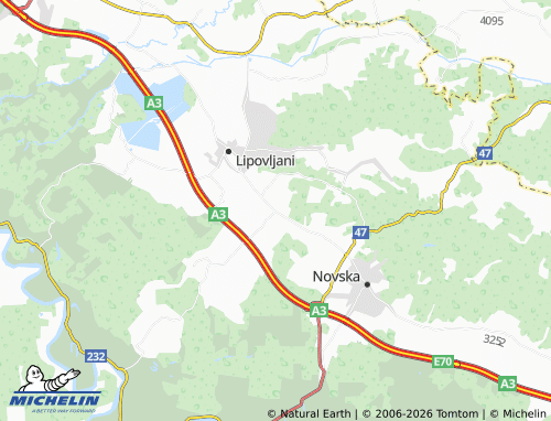 Mapa MICHELIN Nova Subocka - ViaMichelin