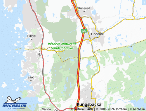 Mappa MICHELIN Långås - ViaMichelin