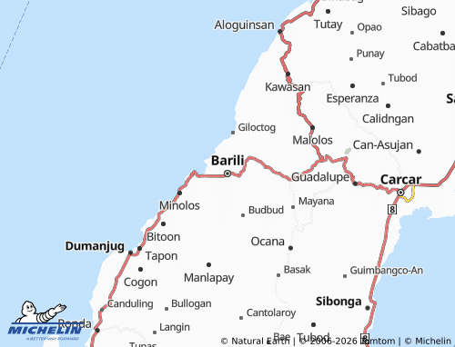 MICHELIN Barili map - ViaMichelin