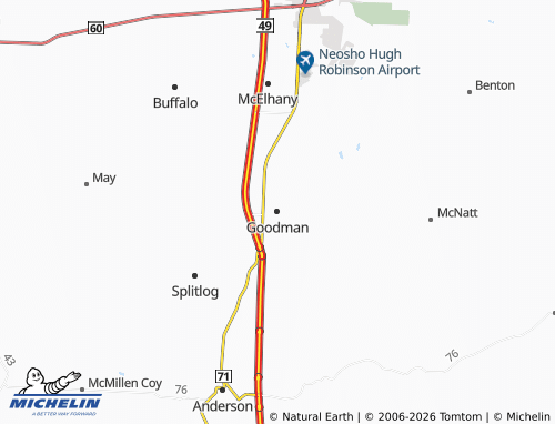 Mapa MICHELIN Goodman - ViaMichelin