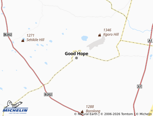 MICHELIN-Landkarte Good Hope - ViaMichelin
