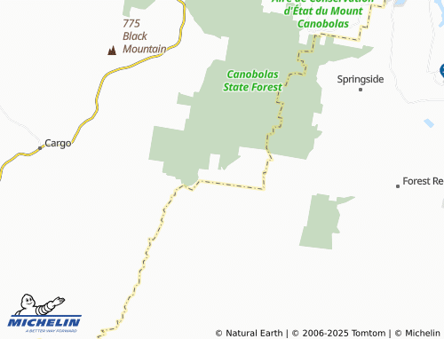 MICHELIN Four Mile Creek map - ViaMichelin
