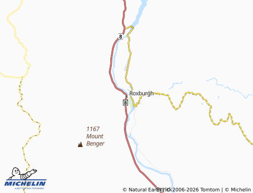 Mapa MICHELIN Roxburgh - ViaMichelin