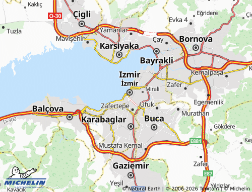 MICHELIN Yeşiltepe map - ViaMichelin