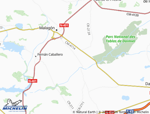 MICHELIN Campomojado map - ViaMichelin