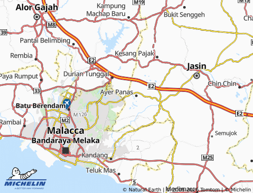 MICHELIN Kampung Gapam map - ViaMichelin