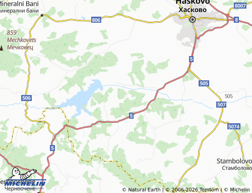 Mappa MICHELIN Teketo - ViaMichelin