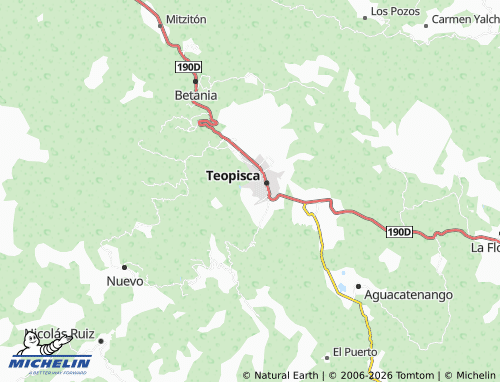 MICHELIN Miradero Alto map - ViaMichelin