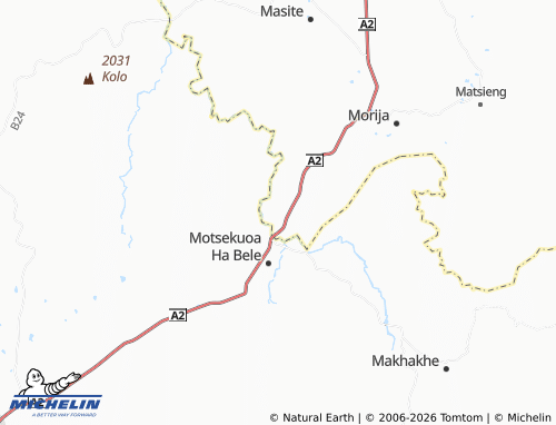 MICHELIN Ha Tsilonyane map - ViaMichelin
