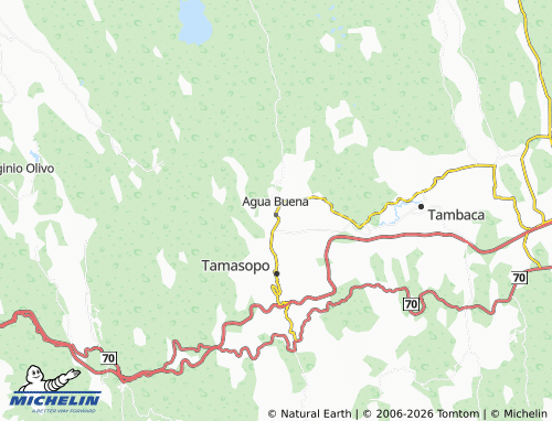 Mappa MICHELIN Agua Buena Centro - ViaMichelin