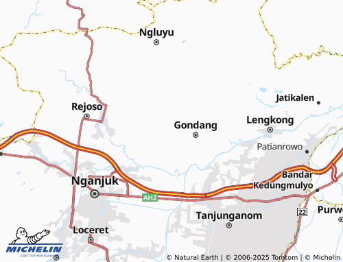 Carte MICHELIN Balong Gebang - ViaMichelin