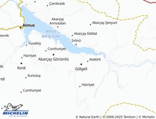 MICHELIN Cumhuriyet map - ViaMichelin