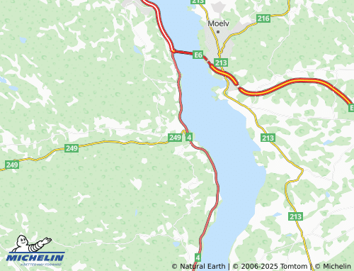 MICHELIN Redalen map - ViaMichelin