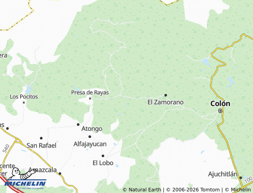 Mapa MICHELIN La Carbonera - ViaMichelin