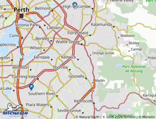 MICHELIN Kenwick map - ViaMichelin