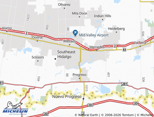 Mapa MICHELIN Llano Grande - ViaMichelin