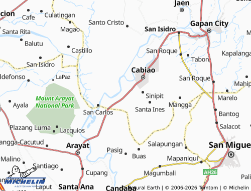 MICHELIN Concepcion map - ViaMichelin