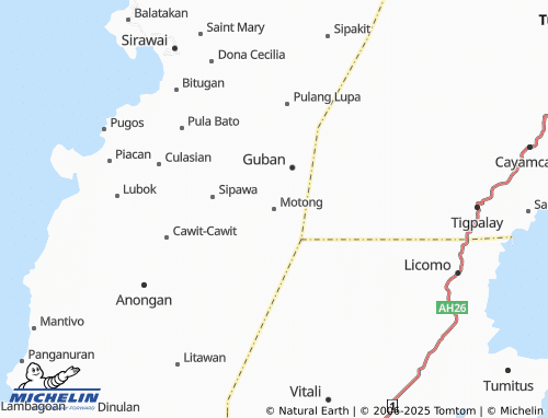 MICHELIN-Landkarte Motong - ViaMichelin