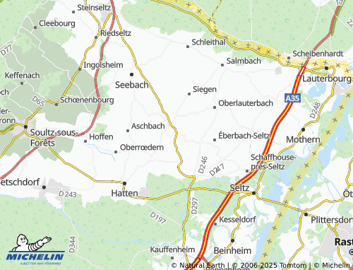 MICHELIN-Landkarte Crœttwiller - ViaMichelin