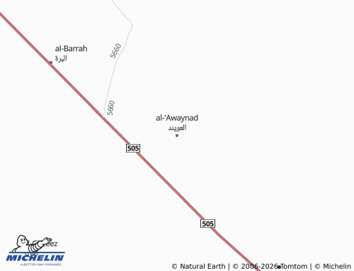 MICHELIN-Landkarte al-'Awaynad - ViaMichelin
