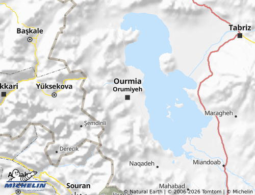 Mappa MICHELIN Azarbayjan-e Gharbi - ViaMichelin