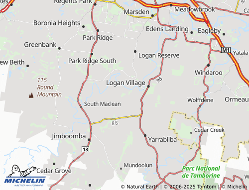 MICHELIN Stockleigh map - ViaMichelin